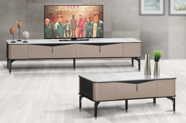 TV Console TVC1648 (Crystallized Stone Top)